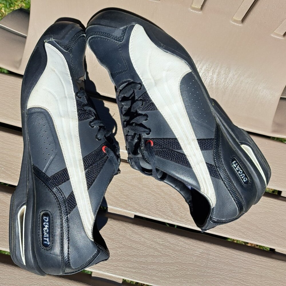 Puma "Ducati" shoes, black & white Men's 10.5 Used
